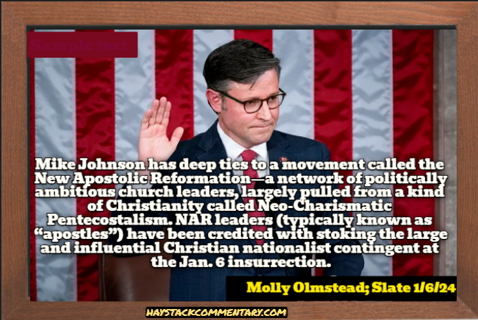 Mike Johnson - Christian Nationalist